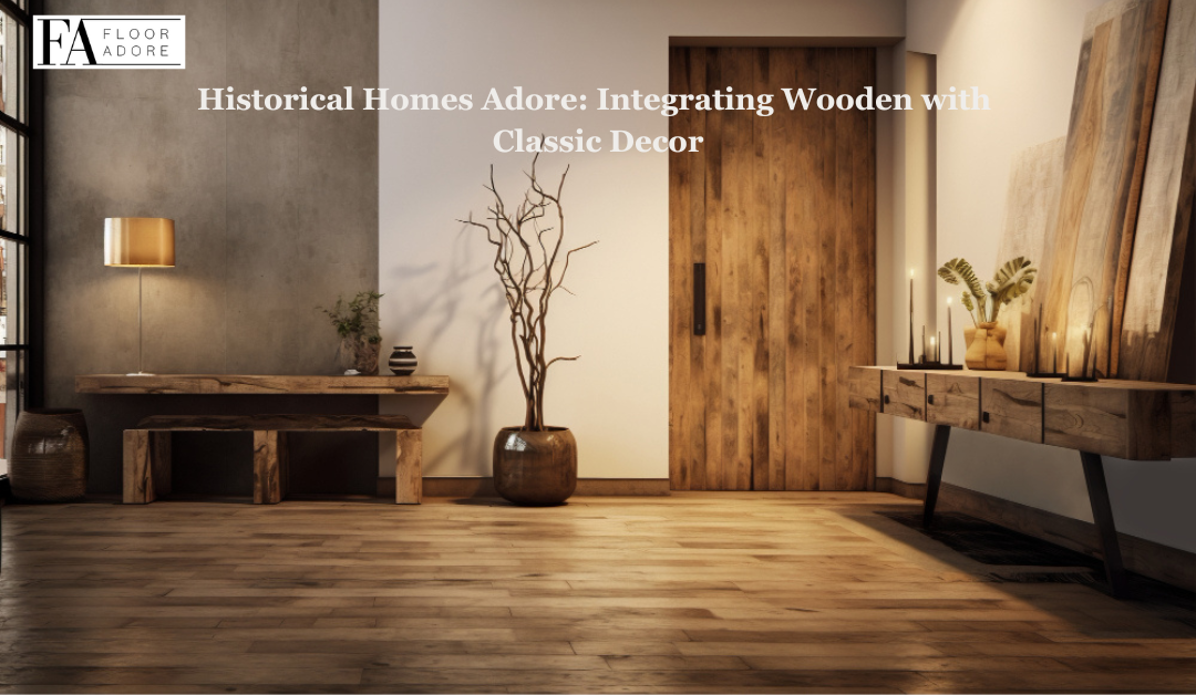 Historical Homes Adore: Integrating Wooden with Classic Decor